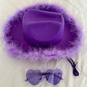 Cowboy Hat & Glasses Set